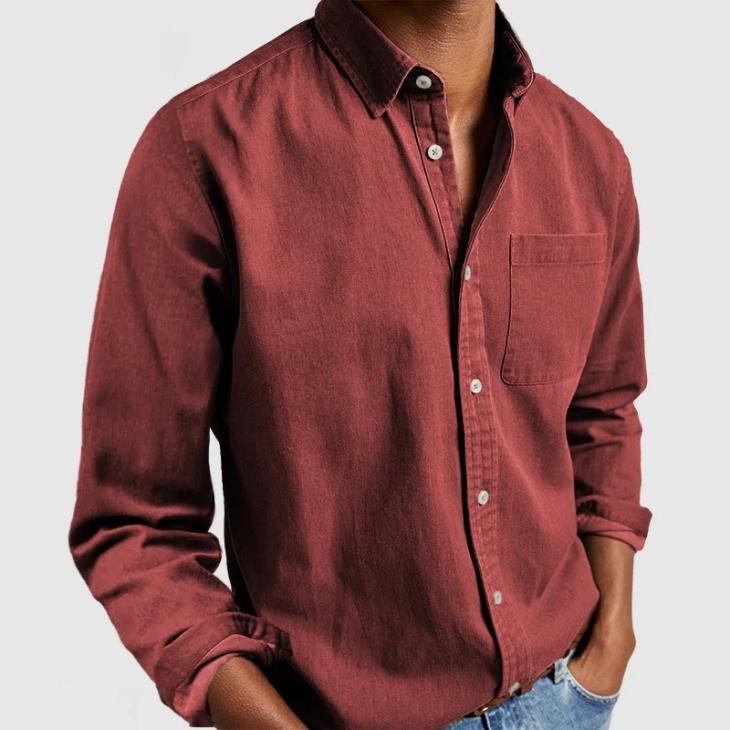 Mens Blouses, Shirts & Polos | Portland Long Sleeve Shirt Blouses, Shirts & Polos berry cheesecloth