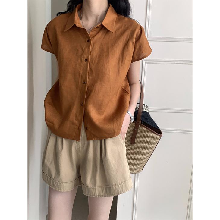 Womens Blouses, Shirts & Polos | Marina Short-Sleeve Shirt Blouses, Shirts & Polos Blouses, Shirts & Polos