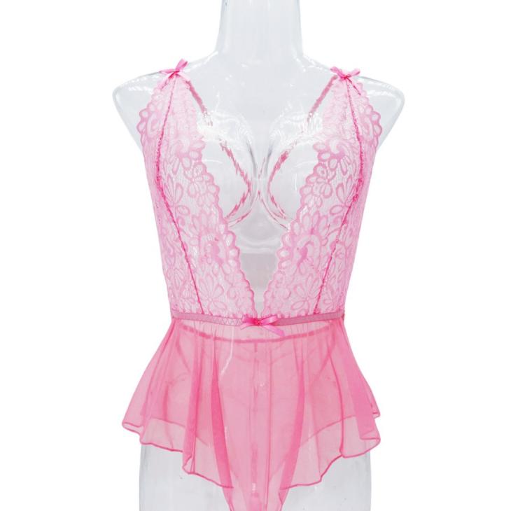 Womens Lingerie | Holly Lace Longline Bralette Clothing charming pink