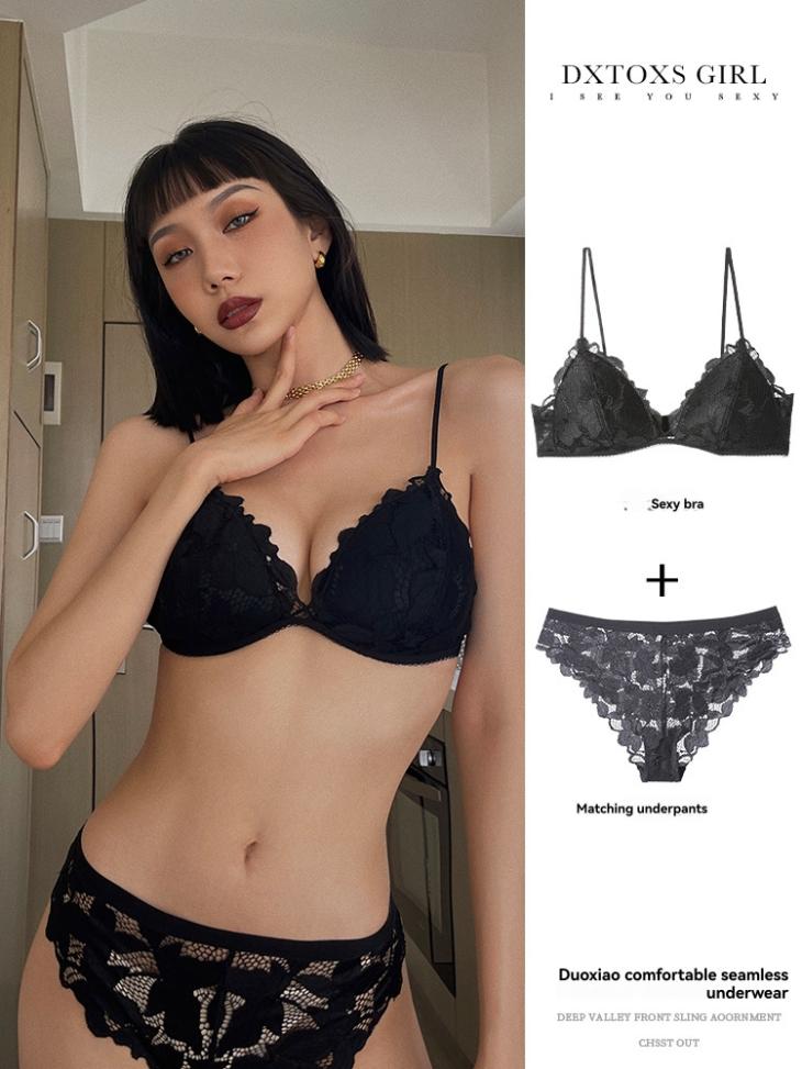 Womens Lingerie | Layla Lace Underwire Bra Clothing black