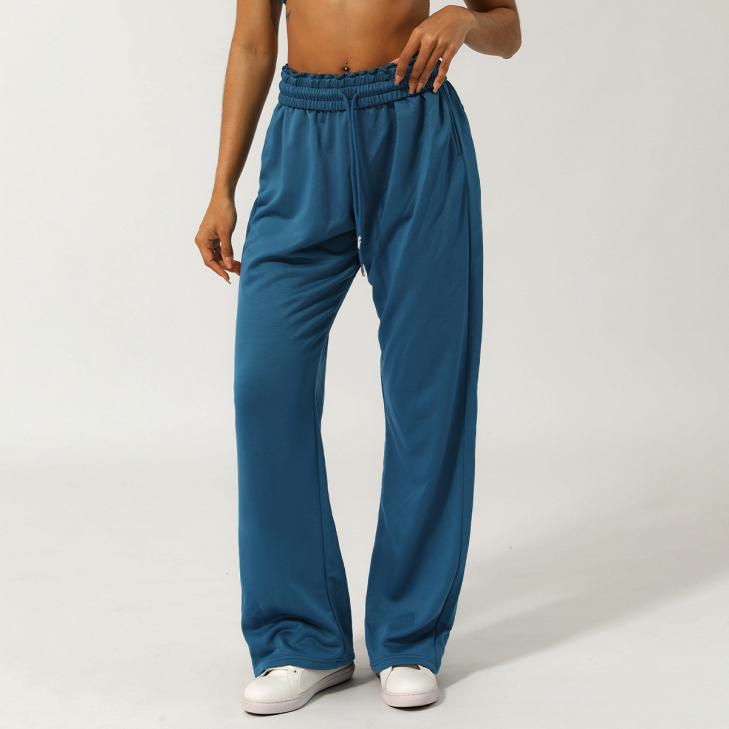 Womens Pants | Plush Essential Gym Sweatpant Clothing deep blue