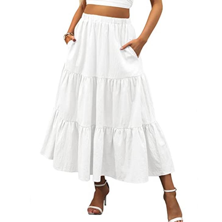 Womens Skirts | Haven Tiered Maxi Skirt Clothing Skirts