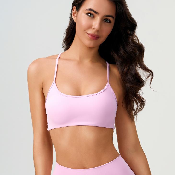 Womens Swimwear | Straight Neck Crop Bikini Top Clothing neon pink