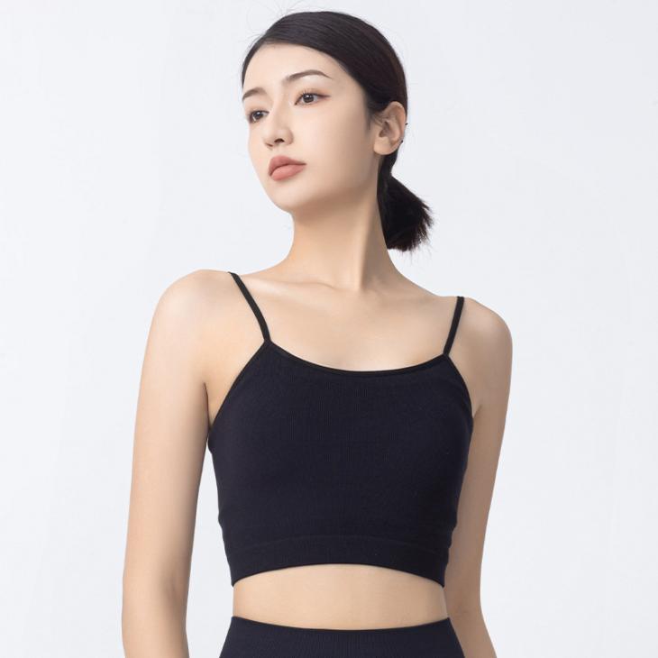 Womens T‑Shirts, Tops | All Day Micro Crop Cami Clothing black